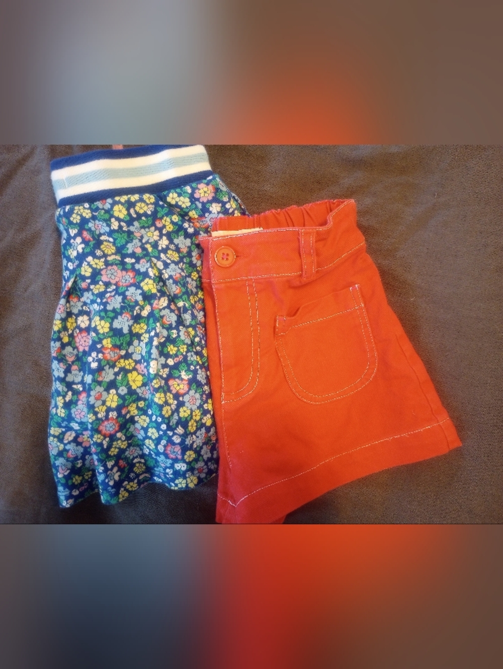 Two Mini Boden Bottoms-shorts And Skort